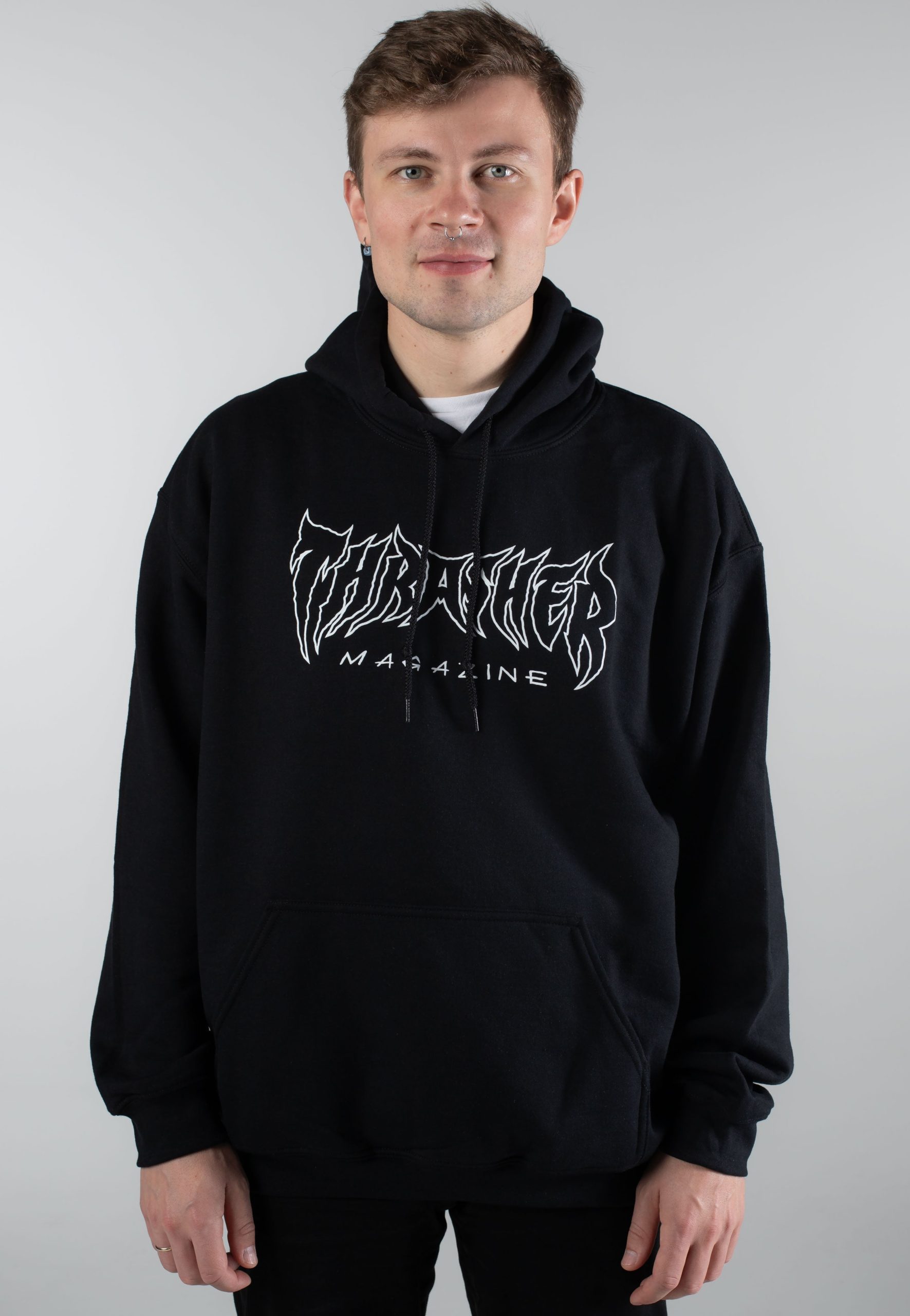 thrasher-bluza-809kje-1.jpg Thrasher Metal Black Bluza z kapturem | Impericon - obrazek 1