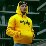 BLUZA MĘSKA DYSTANS KANGURKA ŻÓŁTA