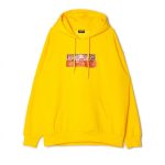Żółta bluza z nadrukami CROPP 3143R 11X