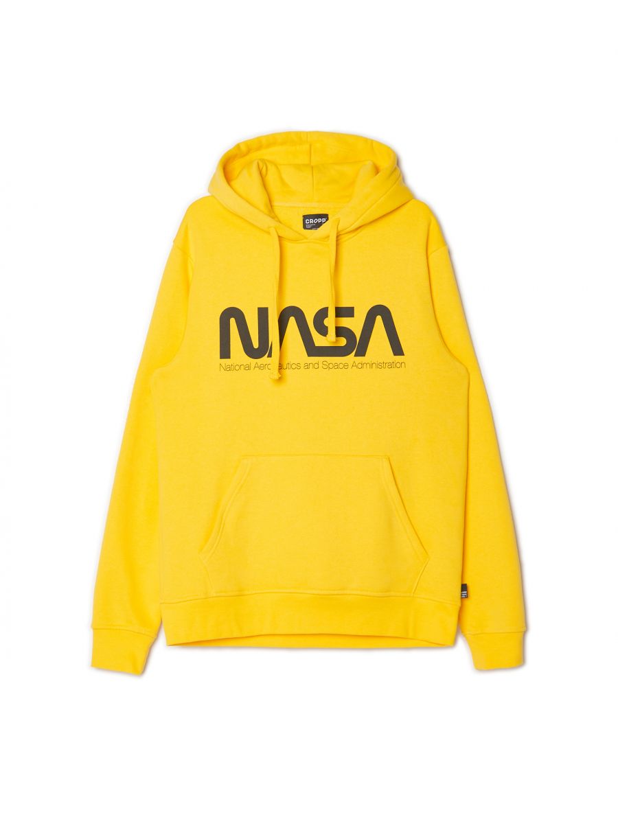 zolta-bluza-658lib-1.jpg Żółta bluza z kapturem NASA CROPP 2284X 11X - obrazek 1