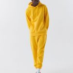 Żółta bluza z kapturem CROPP 2375K 11X