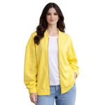 Bluza Damska Rozpinana Włoska Żółta