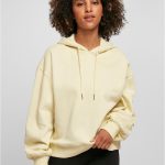 Bluza Z Kapturem Oversize Damska Żółta Build Your Brand BY183 No Logo